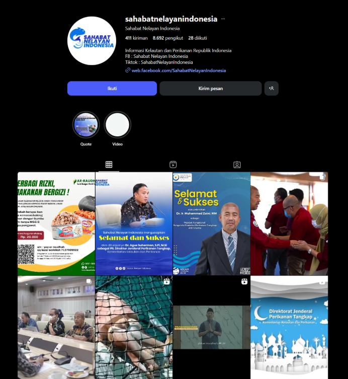 Portfolio Social Media Management Instagram – Sahabat Nelayan Indonesia - Sahabat Nelayan Indonesia